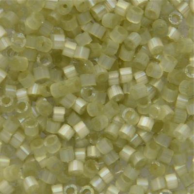 DB1815 Dyed Pale Lime Silk Satin Delica