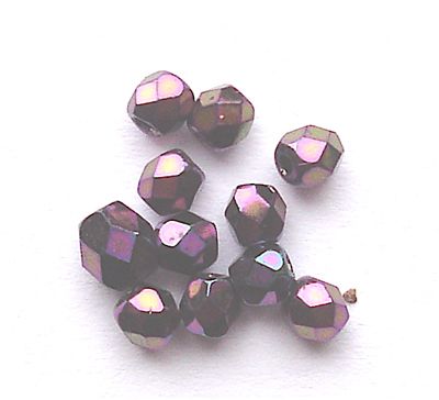 FG357 3mm Scarab Purple Facet