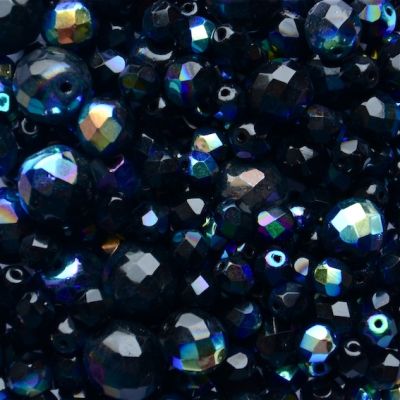 MX135 Black AB Facet Mix