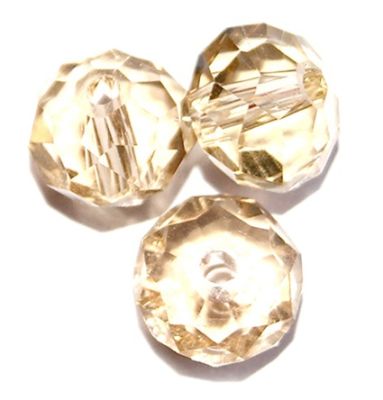 CC1284 6x8mm Faceted Lt Colorado Topaz Rondelle