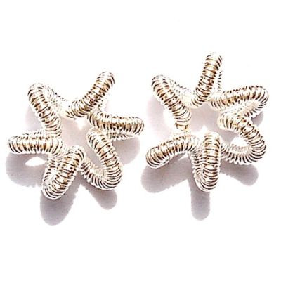 MB651S 10mm SP Twisted Filigree Flower Link