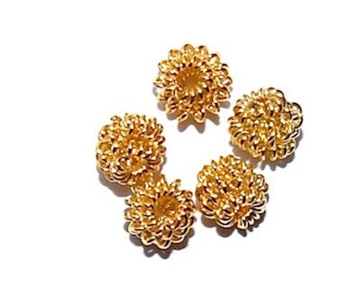 MB650G 5mm GP Filigree Wire Beads