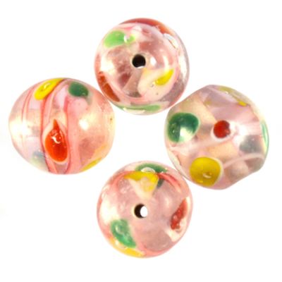 GLX2596 14mm Dot and Stripe Bead