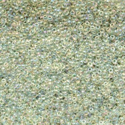 RC11-0277 Lime Ld Crystal AB Size 11 Seed Beads
