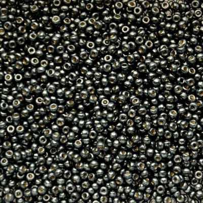 RC11-5107 Dur Galv Black Moss Size 11 Seed Beads