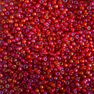 RC1111 SL Red AB Size 10 Seed Beads
