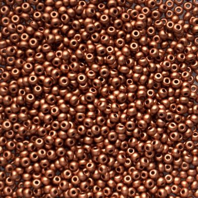 RC1201 Matt Metallic Copper Size 10 Seed Bead