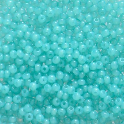 RC595 Alabaster Teal Size 10 Seed Beads
