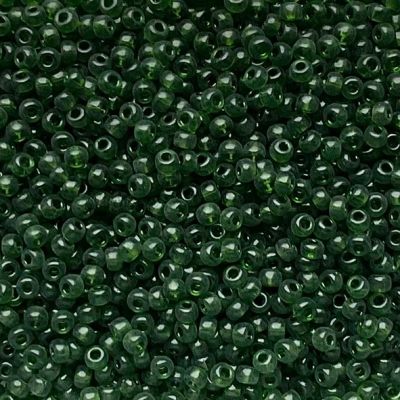 RC8-0158 Trans Olive Size 8 Seed Beads