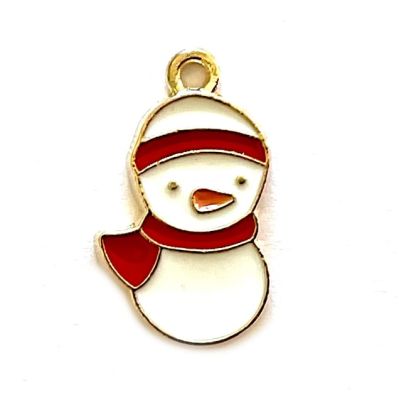 MB350 20x12mm Snowman Charm