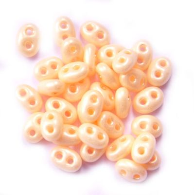 TW089 Ceylon Apricot Twin Beads
