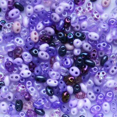 TW112 Parma Violet Twin Bead Mix