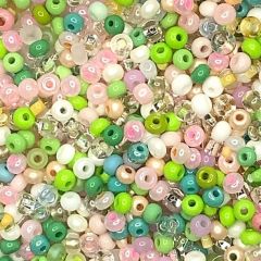 MX551 Tea Rose Size 6 Seed Bead Mix