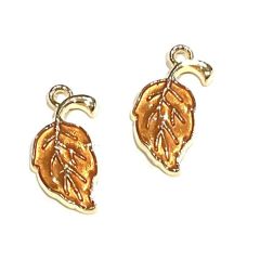 MB1117 Peach Leaf Charm