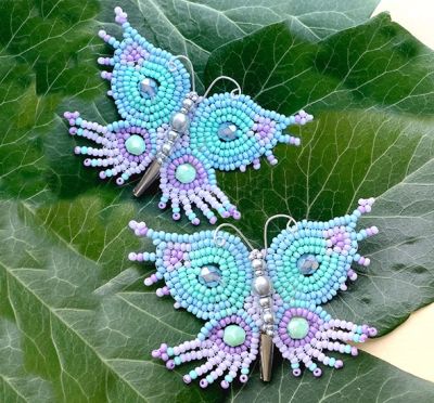 Butterfly Clip Decoration (makes two)