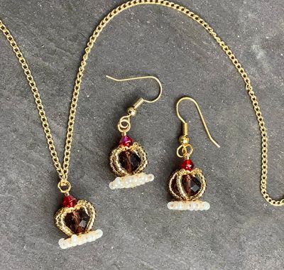 Crown Necklace & Earrings Kit