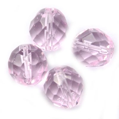 FG1015 10mm Pale Pink Facet
