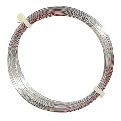 JW402 Quarter Hard 0.6mm Silver Plated Wire