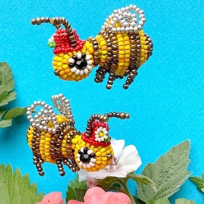 Mavis the Bee Decoration Kit (makes two)