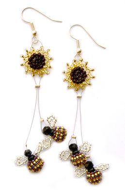 BP769 Bead Pack for Honey Bee Earrings