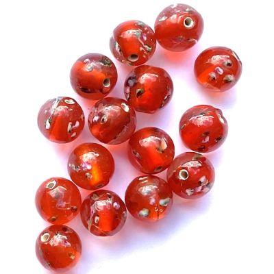 Dip648 13mm Orange Window Beads