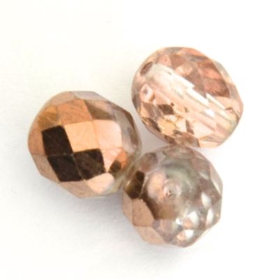 FG1017 10mm Copper Capri Facet