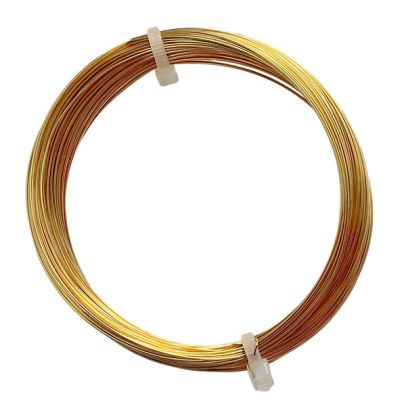 JW410 Quarter Hard 0.4mm Gilt Coloured Wire