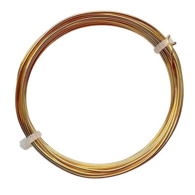 JW413 Quarter Hard 1mm Gilt Coloured Wire