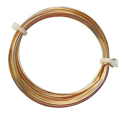 JW414 Quarter Hard 1.25mm Gilt Coloured Wire
