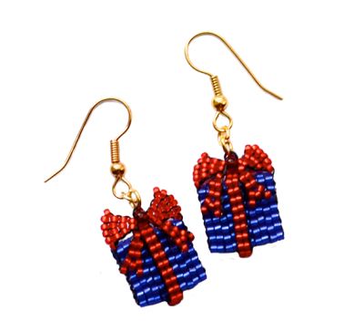 Christmas Present Earrings