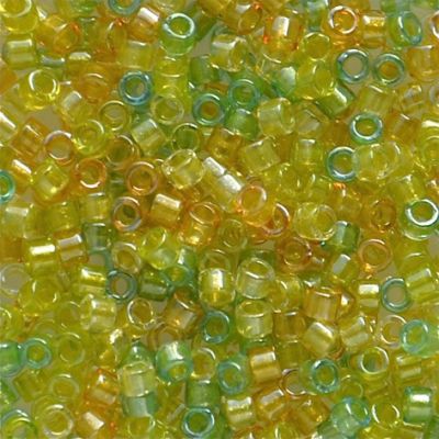DB0983 Ld Amber/Peridot Mix Delica