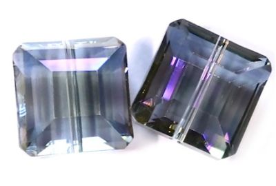 CC1031 14mm Black Russian Cut Crystal Square