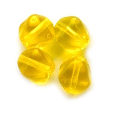 GL3983 6mm Yellow Bicone