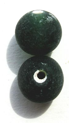 GL0326 8mm Green Frosted Rounds