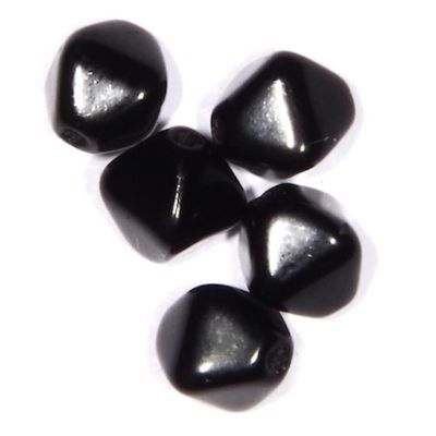 GL1189 6mm Black Bicone