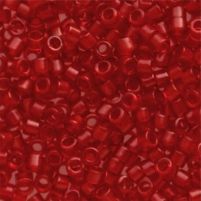 DB0774 Dyed Matte Trans Red Delica