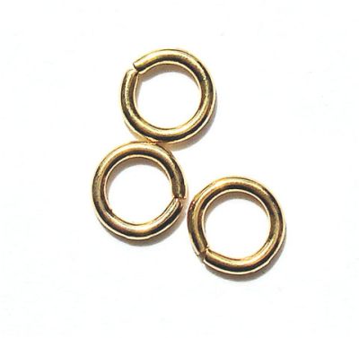 FN065G 7mm Gold Jumpring
