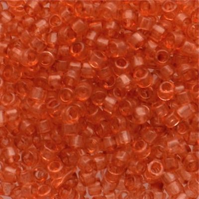 DB1302 Dyed Trans Peach Delica