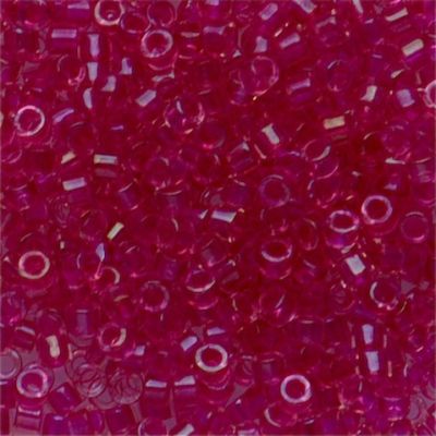 DB1743 Hot Pink Lined Crystal AB Delica