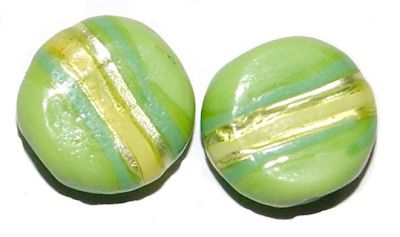 GL1471 Fresh Lime Banded Flat Disc