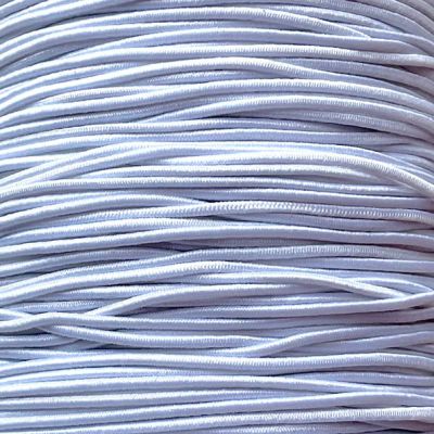 TG164 2m of White 1mm Elastic Thread
