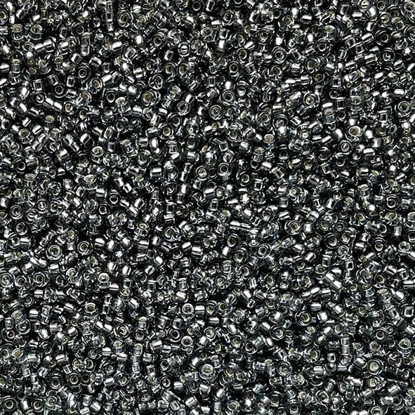 15-0021 SL Grey Size 15 Seed Beads