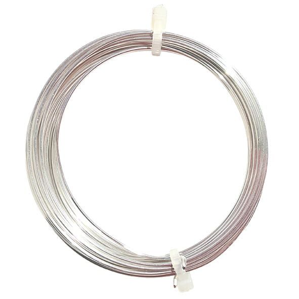 JW404 Quarter Hard 1mm Silver Plated Wire