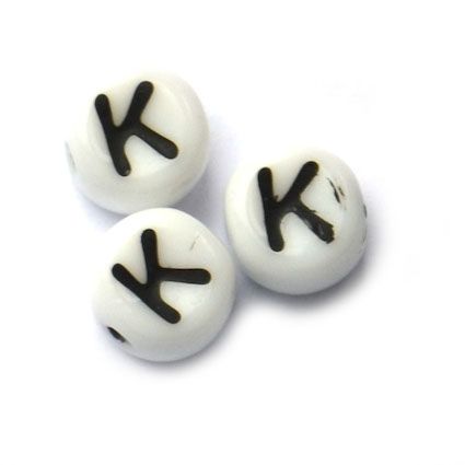 GL5631 K Letter Bead