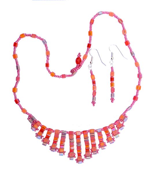 Bauhaus Simples Set Pink & Orange