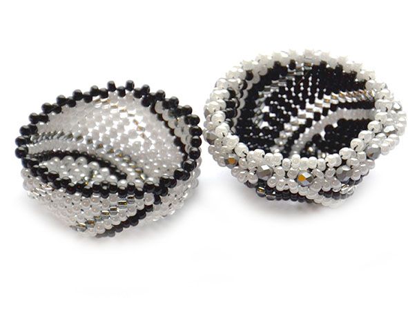 Beaded Bowls plain and frill