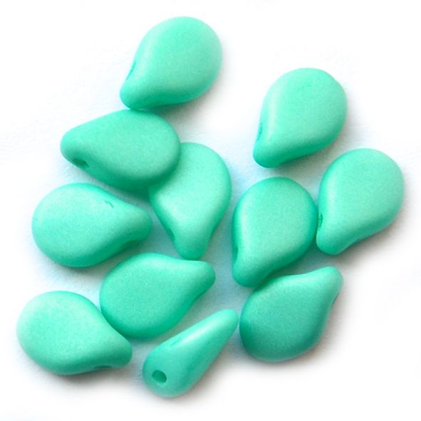 GL5738 Semi Mat Pale Teal Pip Bead