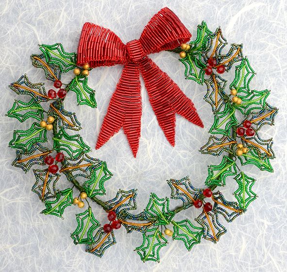 Bead Pack for Holly Wreath