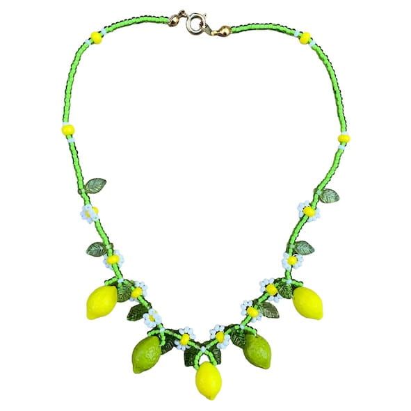 Lemons and Limes Necklace Quick Kit