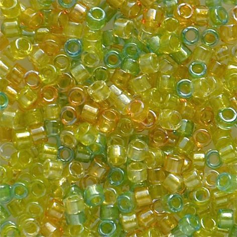 DB0983 Ld Amber/Peridot Mix Delica
